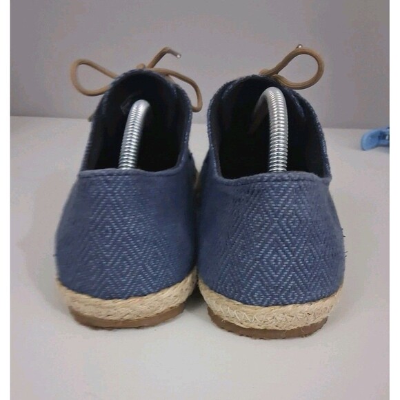 Patara Taj Blue Nomad Mens 11 Fabric Shoes Cork Insoles Hemp Midsoles Canvas - Picture 6 of 9